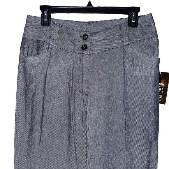 Etcetera black & white woven pants 6 NEW - Picture 2 of 6